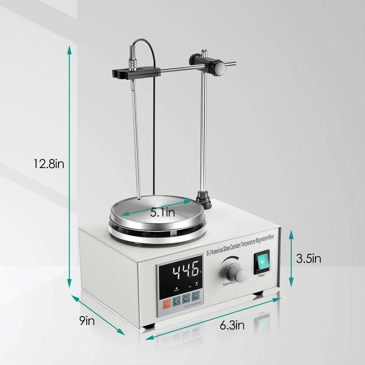 Mieszadło magnetyczne z płytą grzejną, cyfrowe mieszadło magnetyczne z płytą grzejną, system kontroli temperatury wyświetlacza, do mieszania w badaniach naukowych