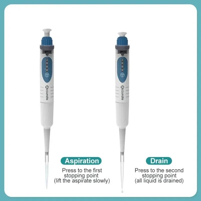 Pipeta laboratoryjna Cyfrowa regulowana mikropipeta z końcówkami do pipet,Długowieczny sprzęt(0.5-5ml)