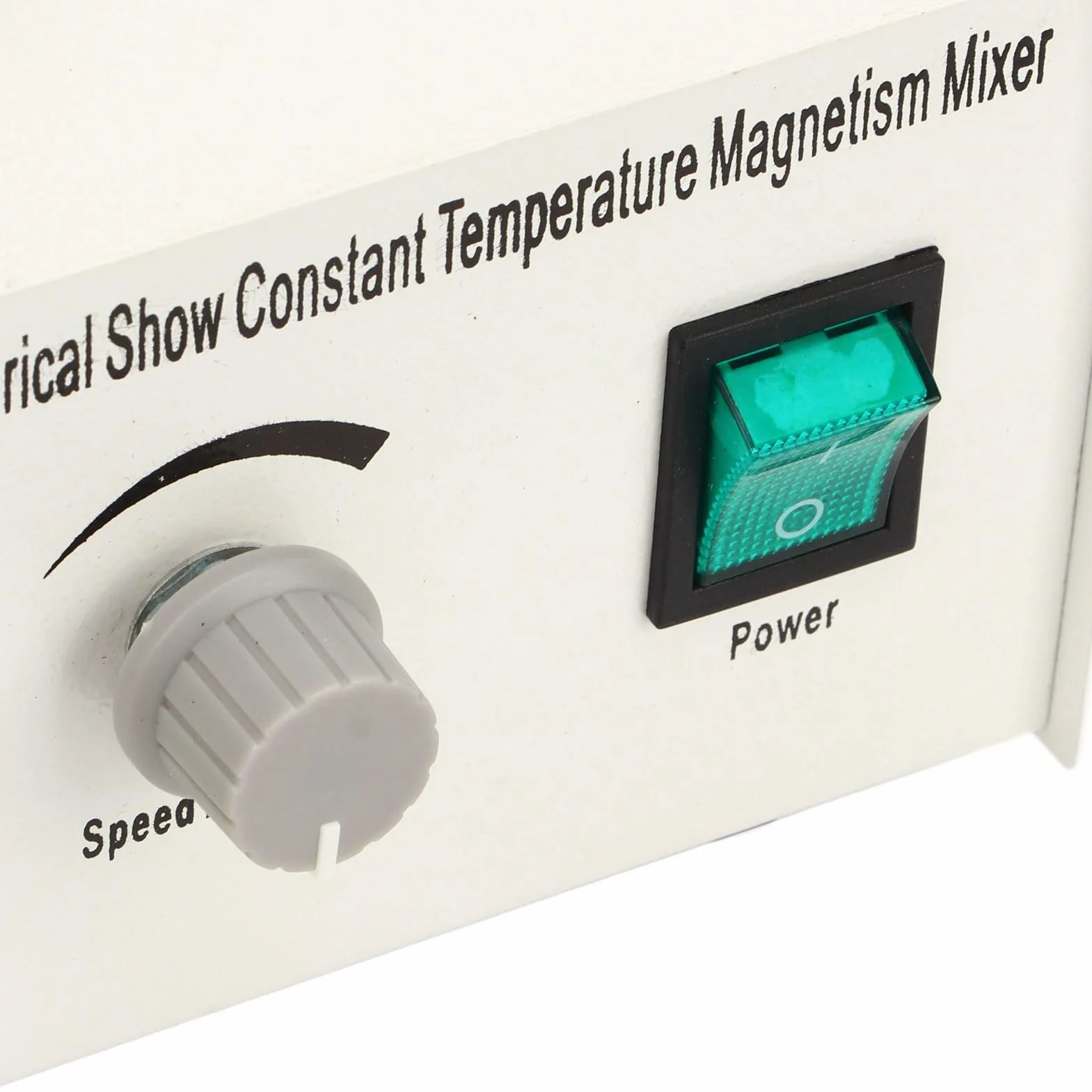 Max Lab Mieszadło Magnetyczne z Płytą Grzejną, 2400 Obr./min, 25W, Wyświetlacz Cyfrowy, z Sondą Temperatury i Prętem Mieszającym
