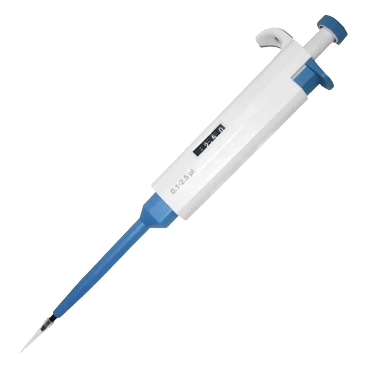 Pipeta laboratoryjna Plastikowe pipety Kroplomierz Ręczny Cyfrowy Regulowany Mikropipet Sprzęt laboratoryjny z Końcówkami do pipet,Długowieczny sprzęt(10-100ul)