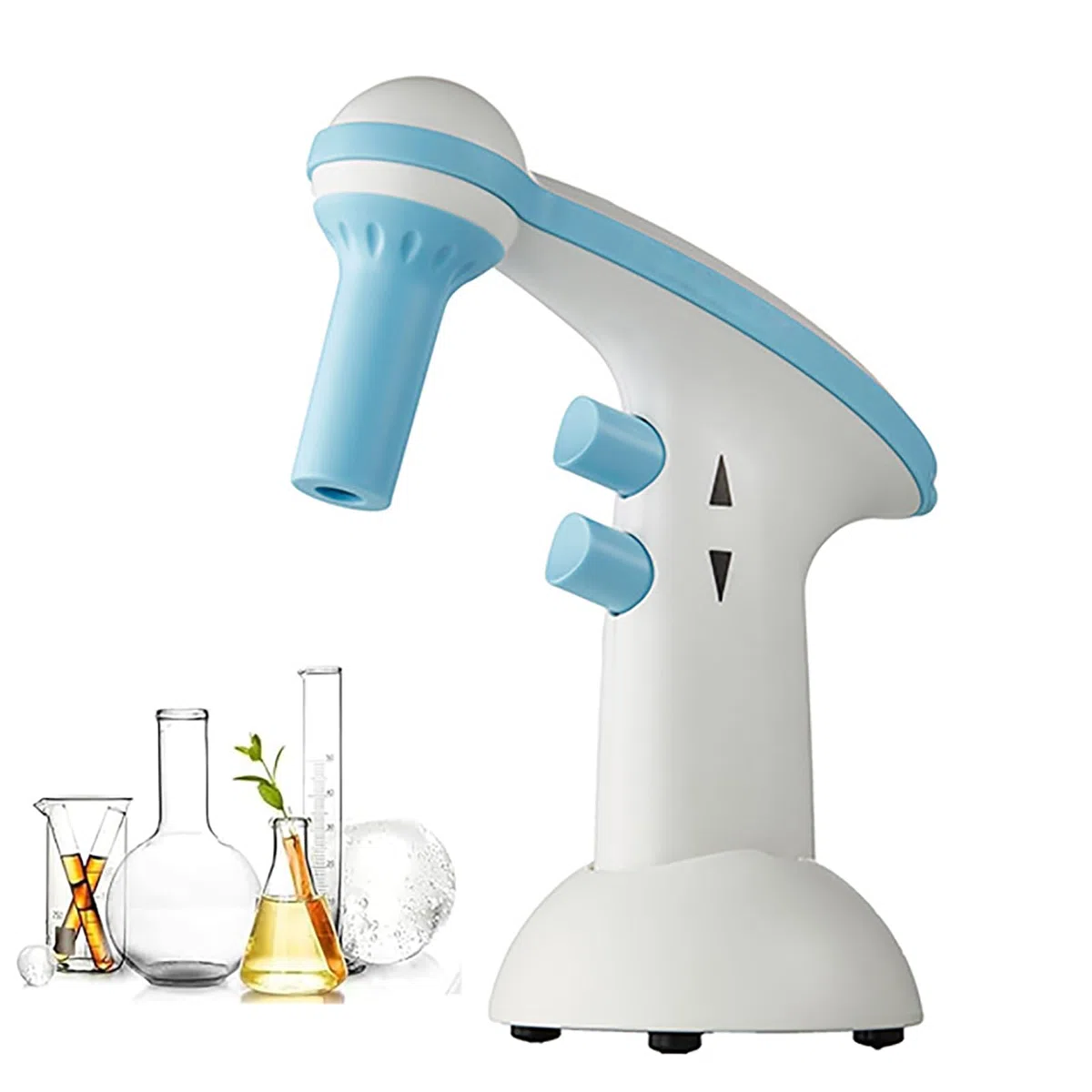 Elektryczny kontroler pipety, automatyczny wypełniacz pipet 0,1-100 ml z filtrem hydrofobowym, regulowana prędkość, 2 tryby drenażu, ładowalny do eksperymentów laboratoryjnych