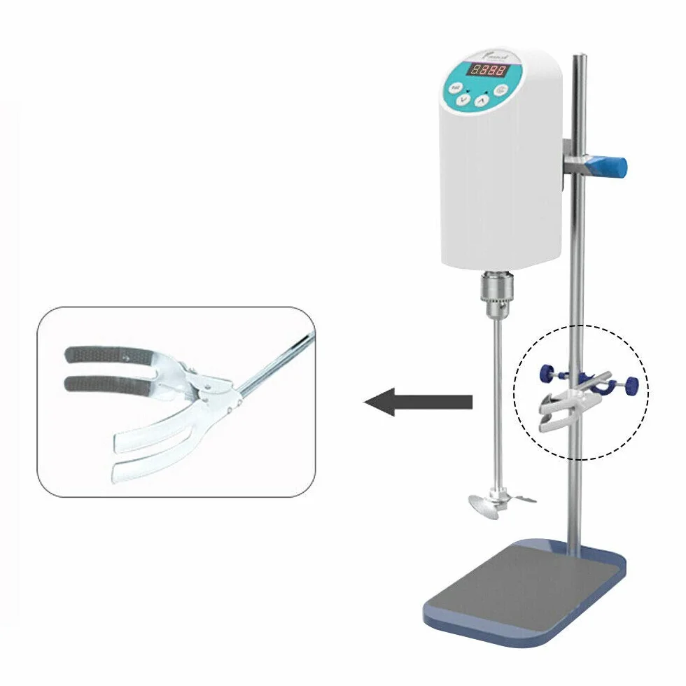 YUEWO Lab Digital Overhead mikser elektryczny, zabezpieczenie przed przeciążeniem, mikser elektryczny, mieszadło, mikser laboratoryjny, przemysłowy mikser płynny, mieszadło, mieszadło, mieszadło,