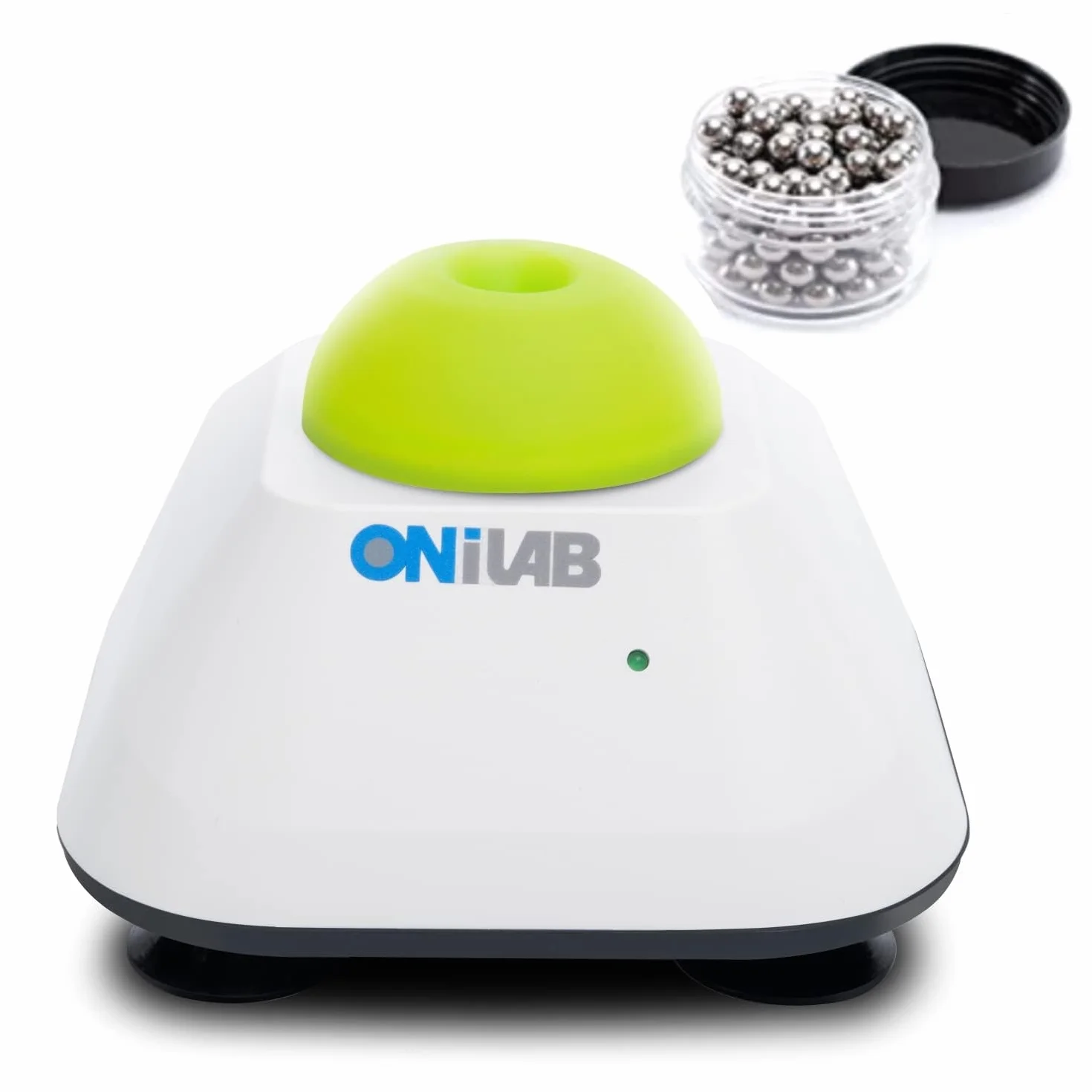 ONiLAB Mini Vortex mikser z funkcją dotykową, mieszanie laboratoryjne, lakier do paznokci, klejów do rzęs i farb akrylowych, laboratorium Vortex ze stabilną aluminiową podstawą odlewniczą, 120 szt