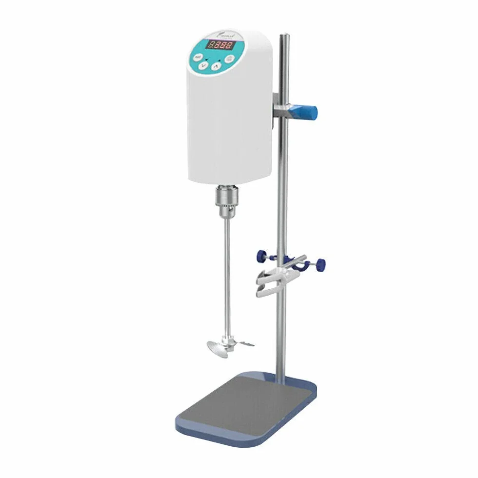 YUEWO Lab Digital Overhead mikser elektryczny, zabezpieczenie przed przeciążeniem, mikser elektryczny, mieszadło, mikser laboratoryjny, przemysłowy mikser płynny, mieszadło, mieszadło, mieszadło,