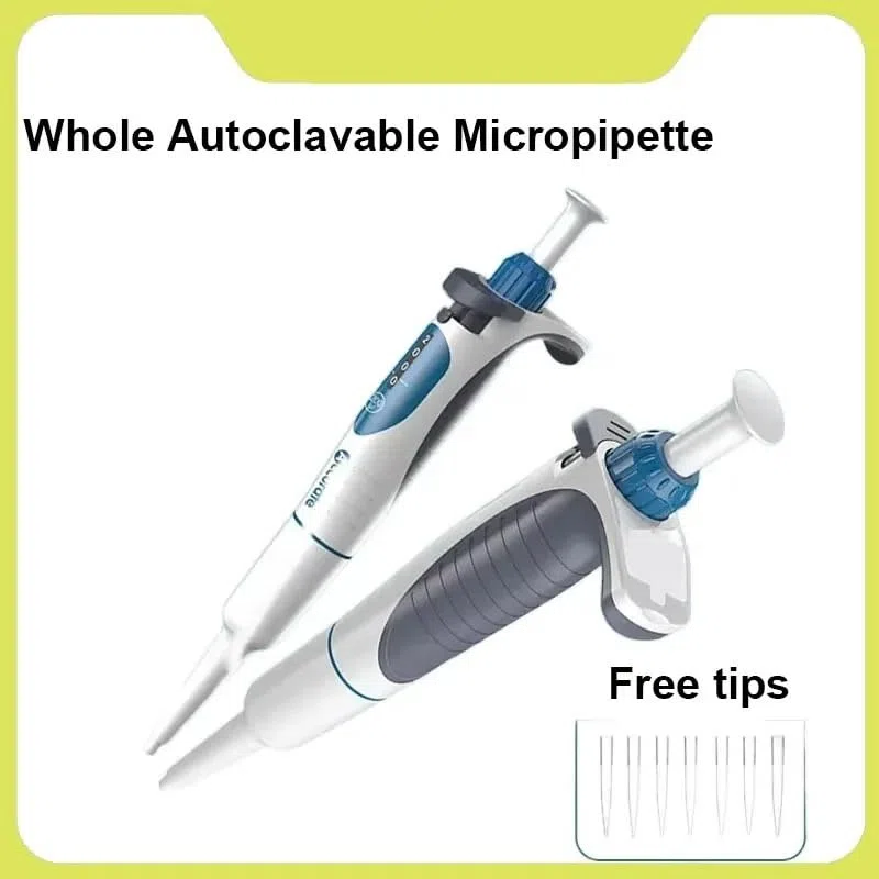 Pipeta laboratoryjna Cyfrowa regulowana mikropipeta z końcówkami do pipet,Długowieczny sprzęt(0.5-5ml)