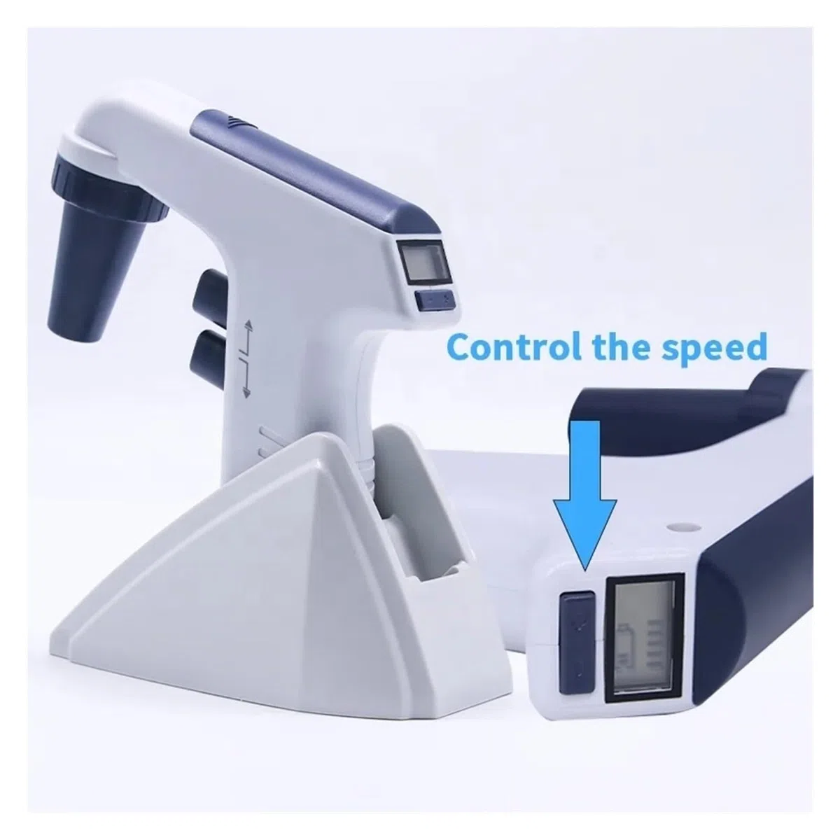 Pipetor Elektryczny Kontroler Pipet Automatyczna Pompa Serologiczna O Dużej Pojemności 0,1–100 Ml Sprzęt Laboratoryjny USB dla Laboratorium