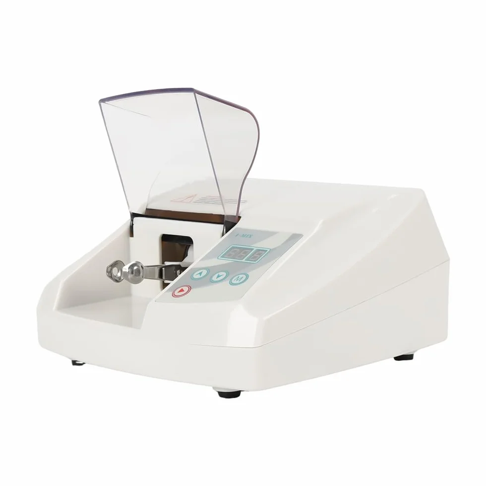 Mikser Dental Amalgamator – mieszacz amalgamatu do precyzyjnego mieszania | materiał ABS, wyświetlacz LED 220 V, 35 W