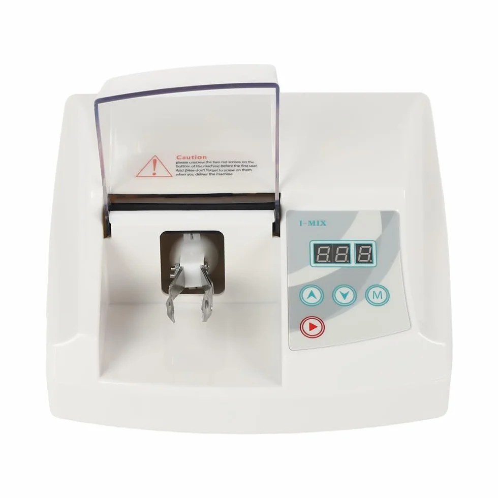 Mikser Dental Amalgamator – mieszacz amalgamatu do precyzyjnego mieszania | materiał ABS, wyświetlacz LED 220 V, 35 W