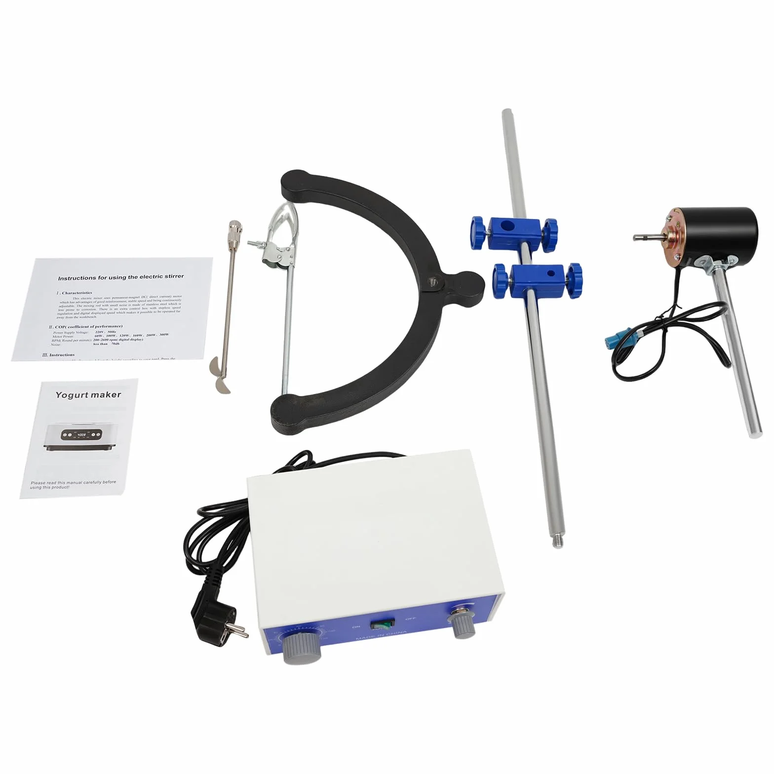 Mieszadło laboratoryjne Elektryczne Mieszadło zawieszone 220V 3000 obr/min Mieszadło laboratoryjne Mieszadło laboratoryjne Mikser precyzyjny 0-120 minut Timer