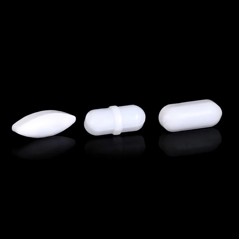 10 szt. Mieszadła magnetyczne PTFE - Kształtowane pręty mieszające z politetrafluoroetylenu do użytku laboratoryjnego(B550(D9xL55mm))
