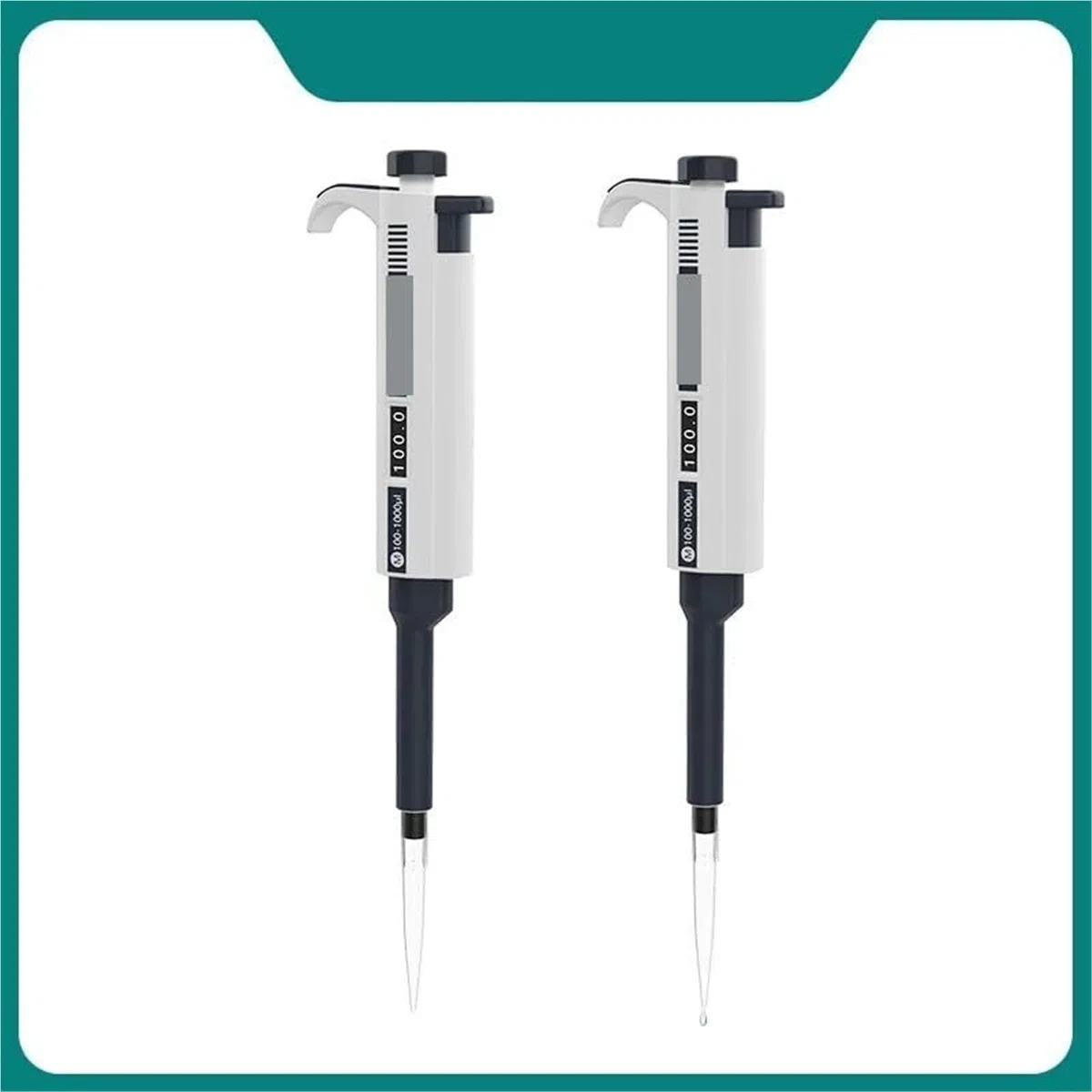 Pipety Pipeta, Jednokanałowa, Ręczna Z Płynną Regulacją, Pistolet Do Próbek, Cyfrowy, Laboratoryjny,Laboratorium(10-100ul)