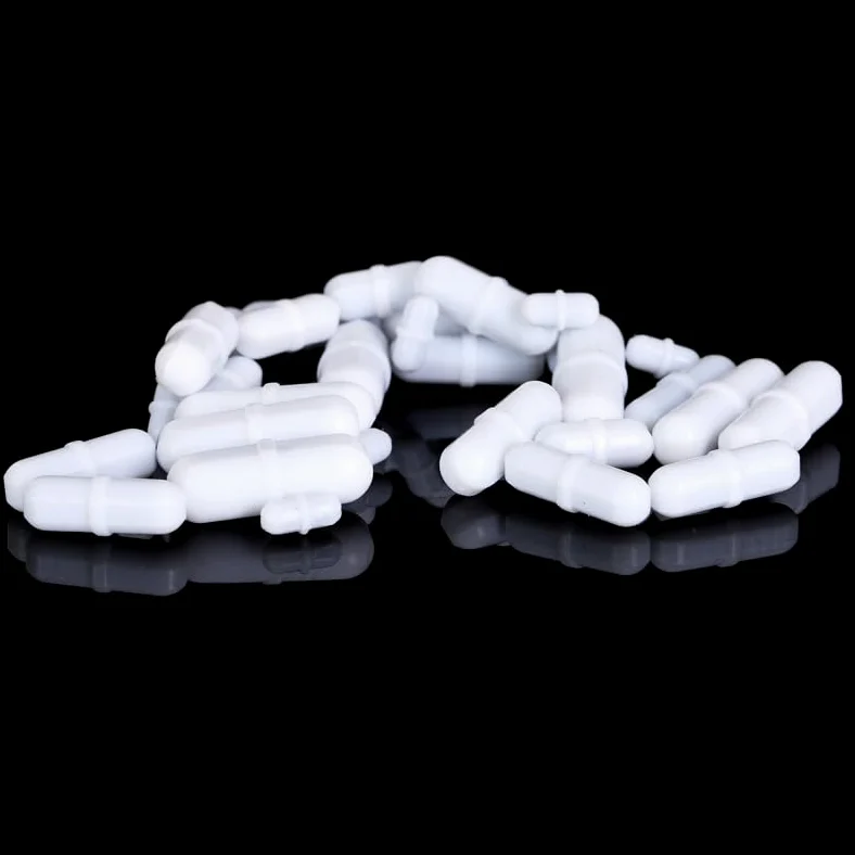 10 szt. Mieszadła magnetyczne PTFE - Kształtowane pręty mieszające z politetrafluoroetylenu do użytku laboratoryjnego(B550(D9xL55mm))
